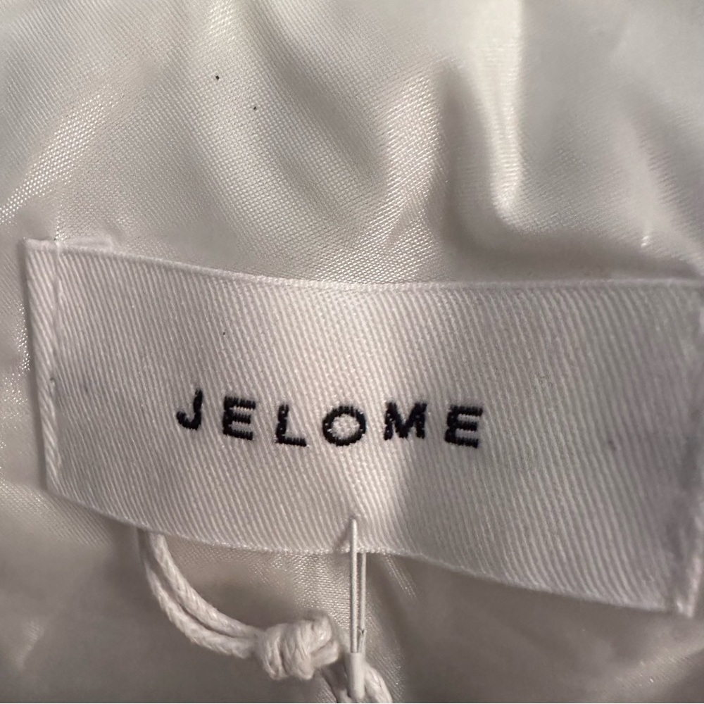 JELOME LA VIE Pistachio Green  Linen Double Breasted Oversized Blazer  Small - Picture 3 of 9